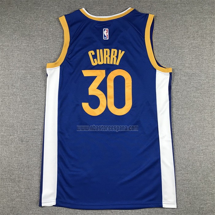 Camiseta Golden State Warriors Stephen Curry NO 30 Icon 2022-23 Azul